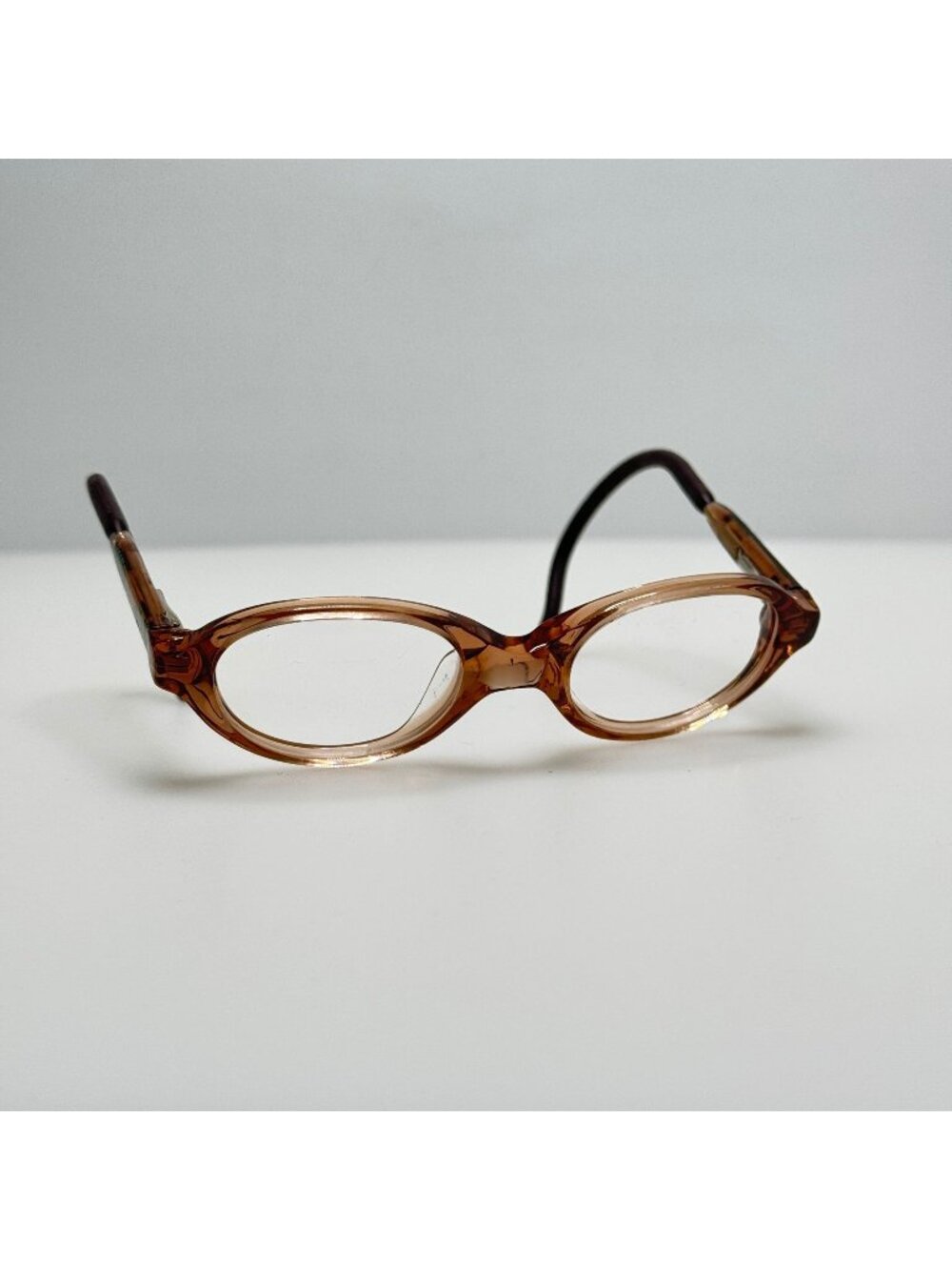 Dilli Dalli Half Pint Brown Eyeglasses Eye Glasses Frames 38-16-110